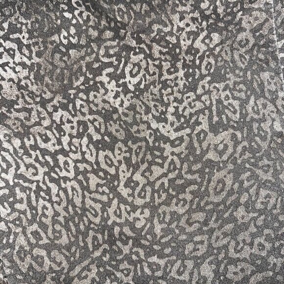 LUISA CERANO Brown Leopard Print Straight Leg Jeans - EUC - Size 12 - Picture 3 of 11